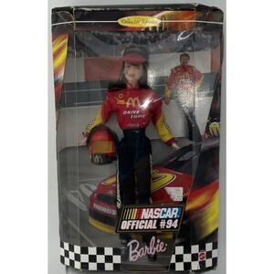 NASCAR Official #94 Barbie 1999 Doll Non Mint Box NRFB 22954 Collectors Edition